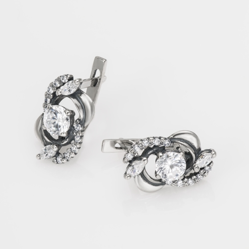 Срібні сережки (4528) - 1