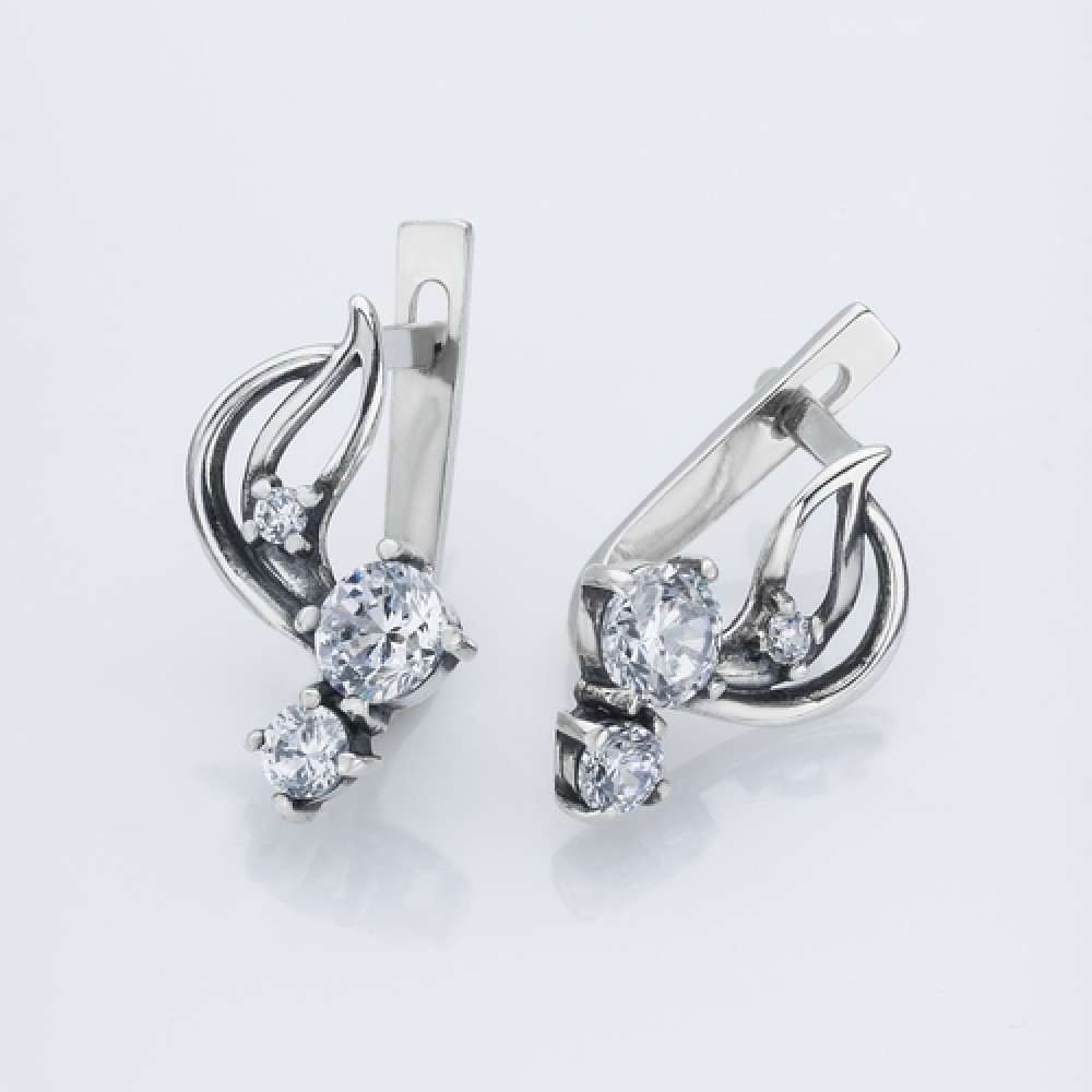 Срібні сережки (4532) - 1