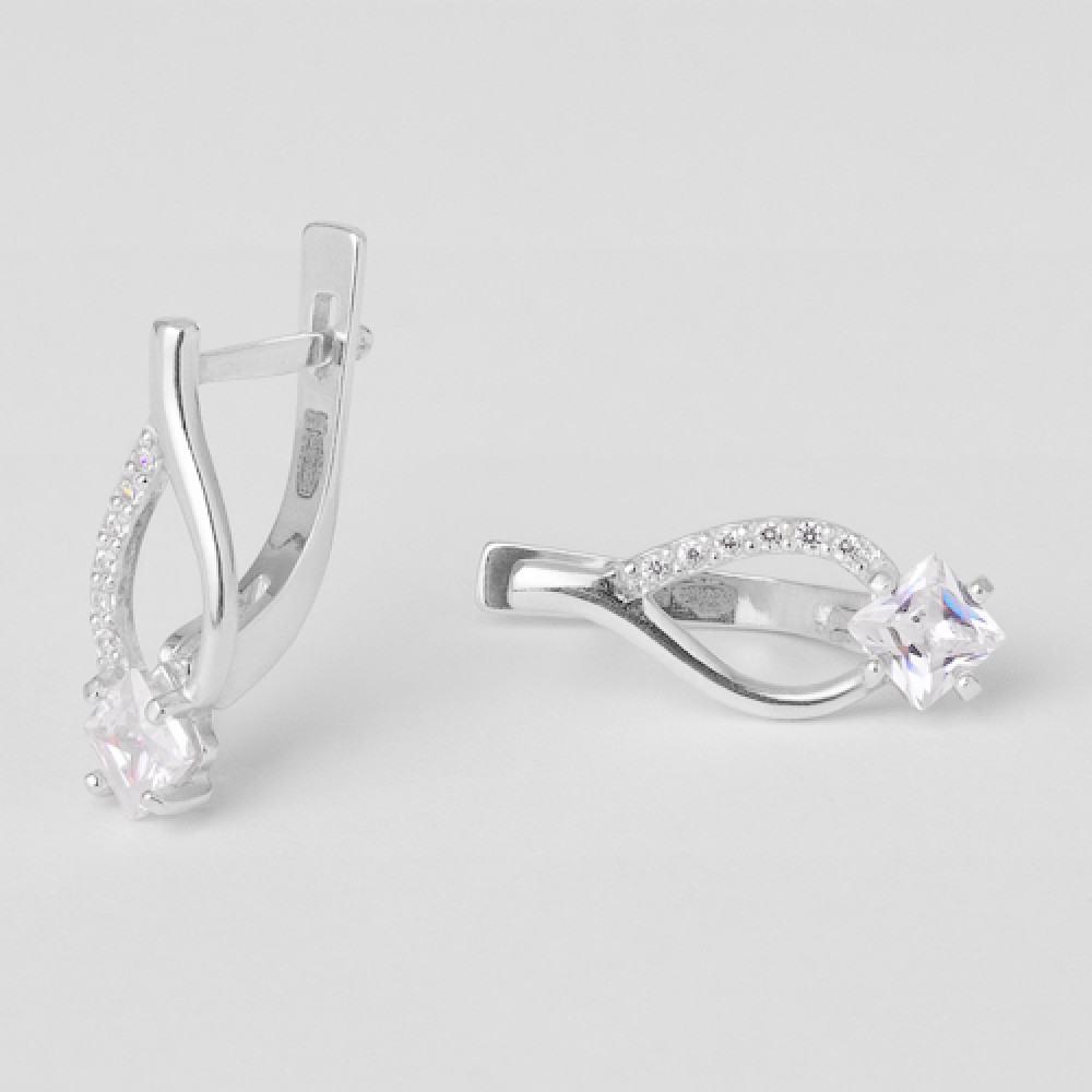 Срібні сережки (4597) - 1