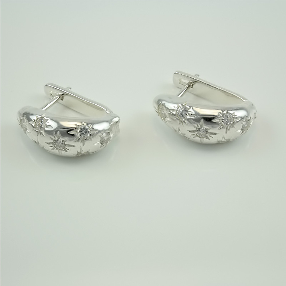 Срібні сережки (4602) - 1