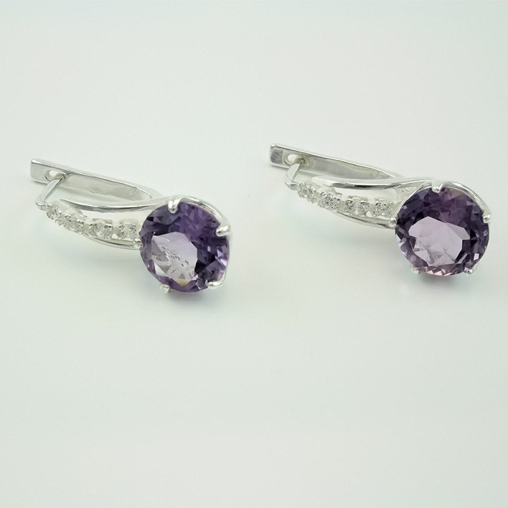 Срібні сережки (4623ам) - 1