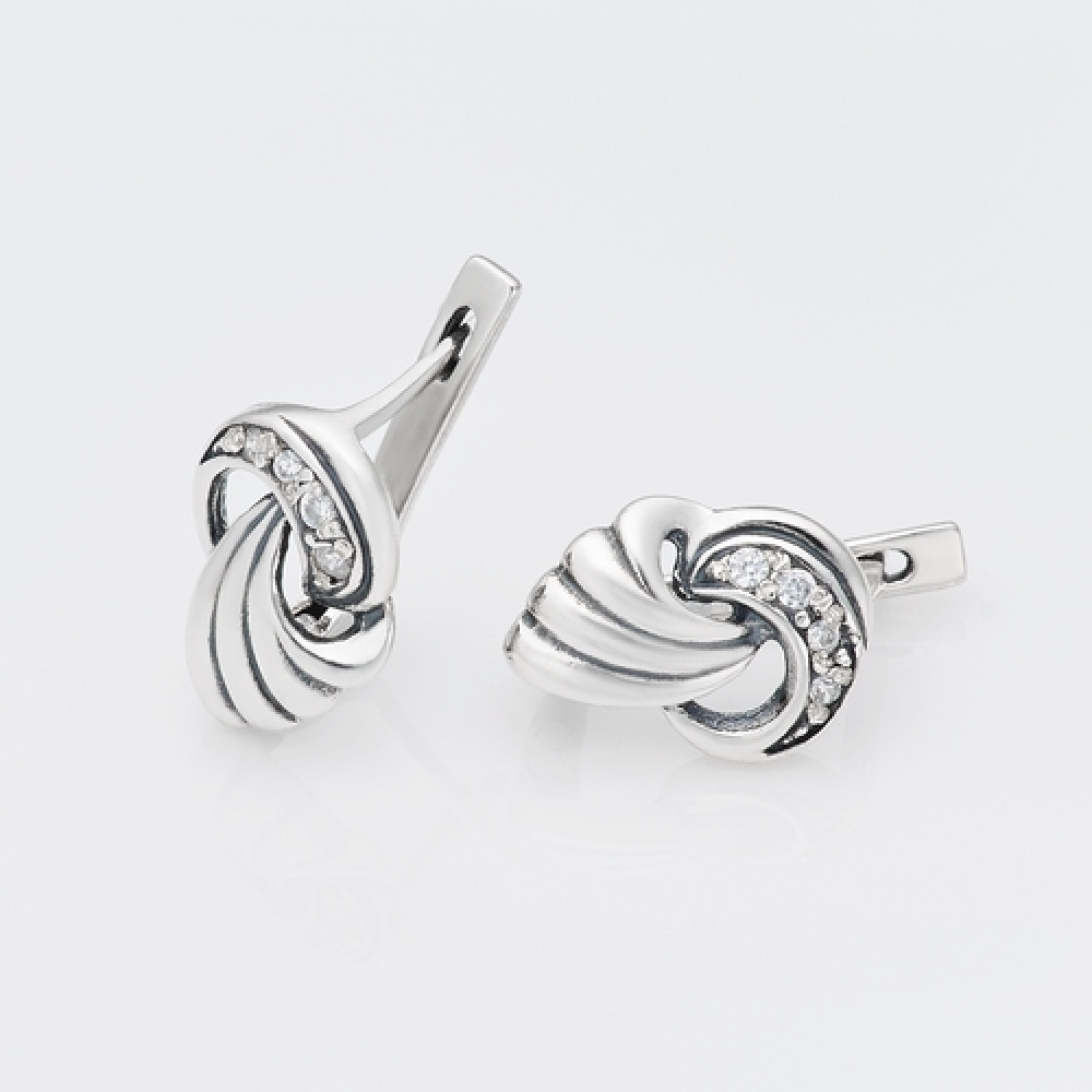 Срібні сережки (4630) - 1