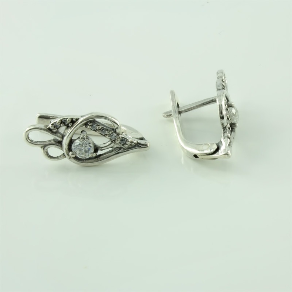 Срібні сережки (4632) - 1