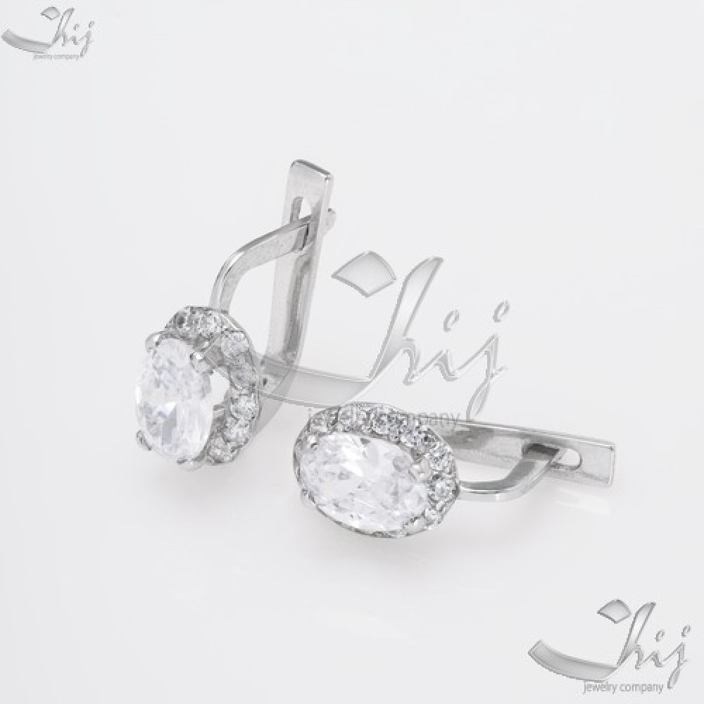 Срібні сережки (4638) - 2