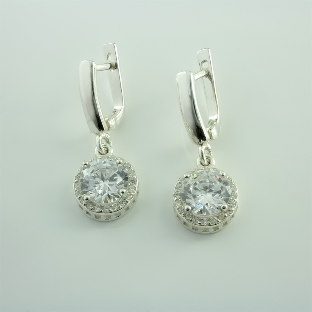 Срібні сережки (4639) - 1