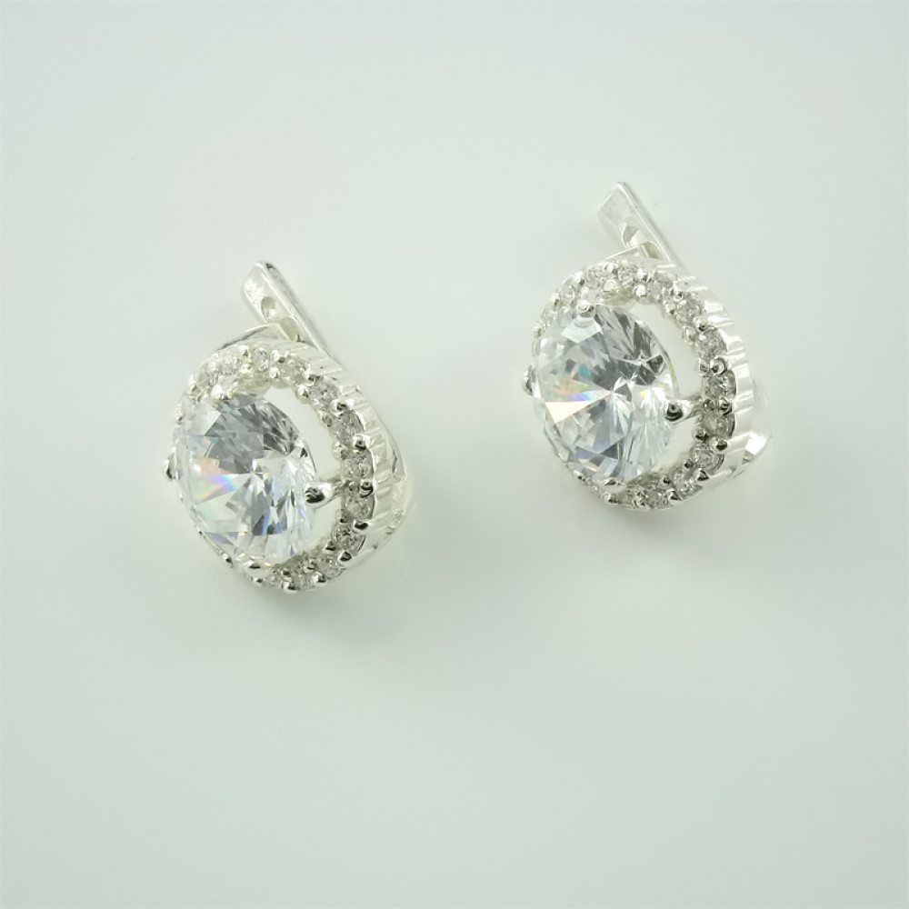 Срібні сережки (4648) - 1