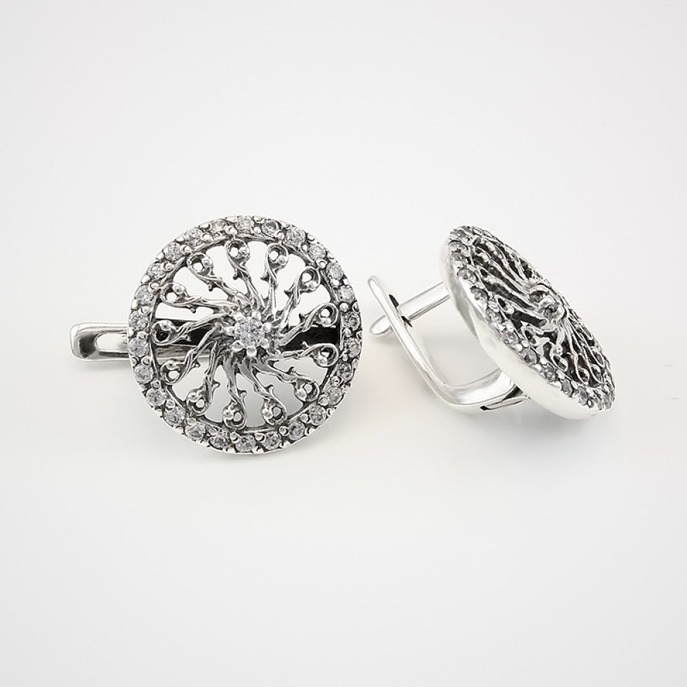 Срібні сережки (4649) - 1