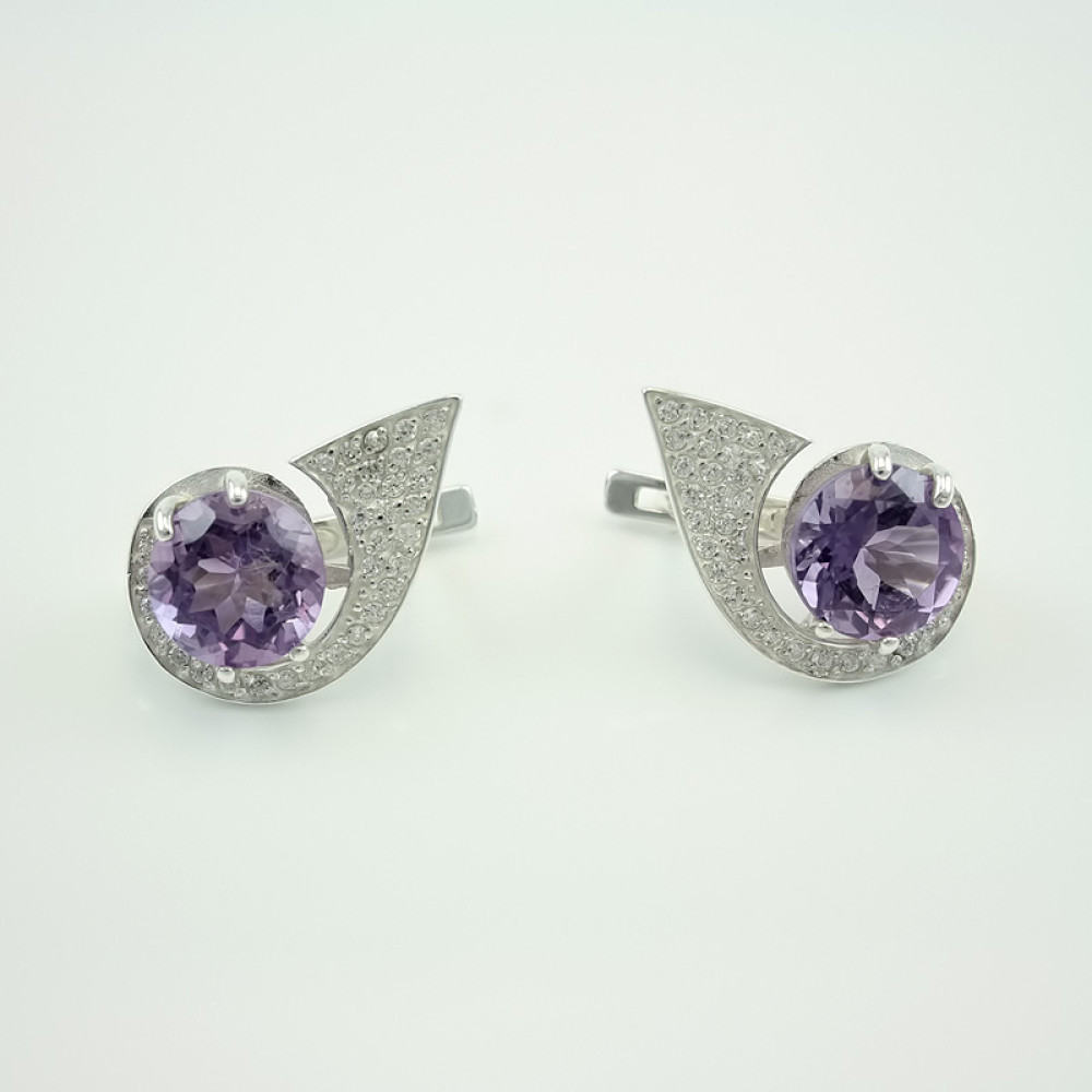 Срібні сережки (4658) - 3