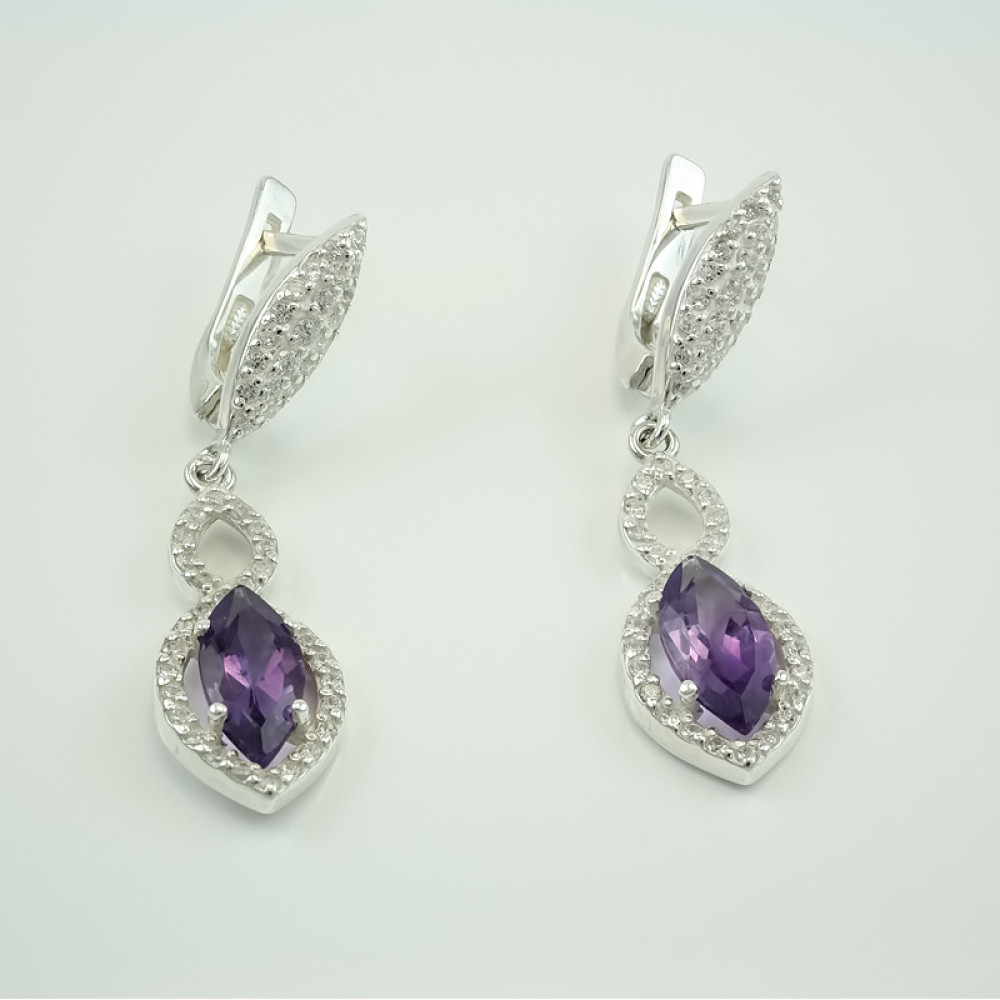 Срібні сережки (4659ам) - 1