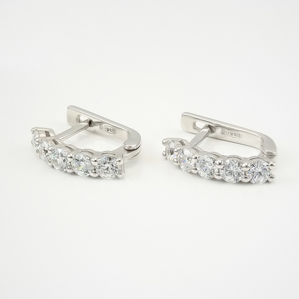 Срібні сережки (4666) - 1