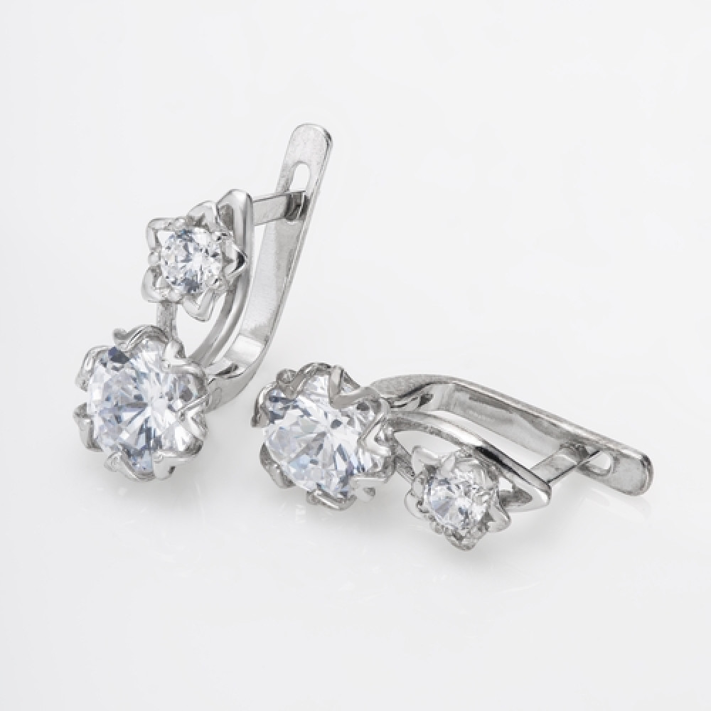 Срібні сережки (4675) - 1