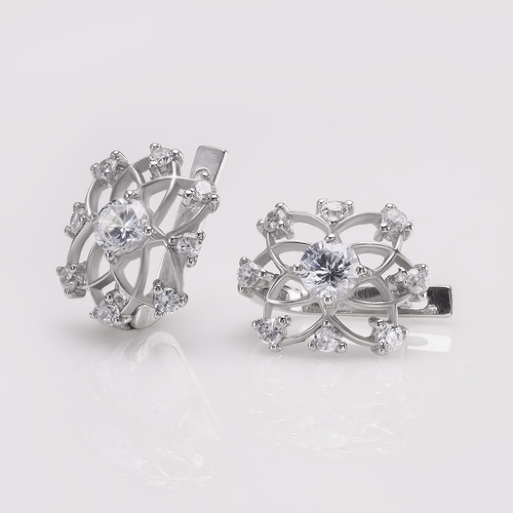 Срібні сережки (4676) - 1