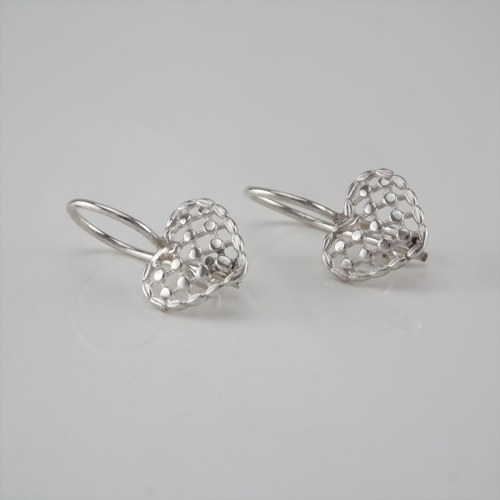 Срібні сережки дитячі  (4692) - 1