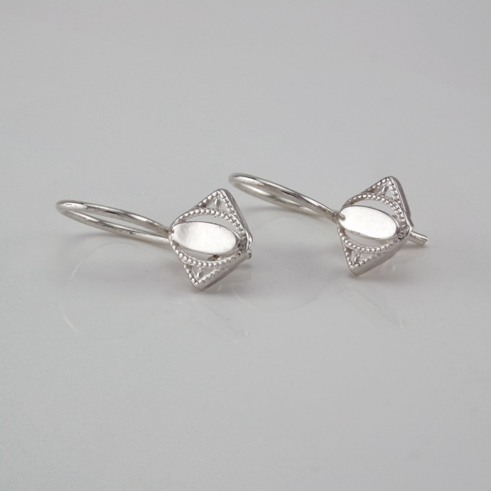 Срібні сережки дитячі  (4693) - 1