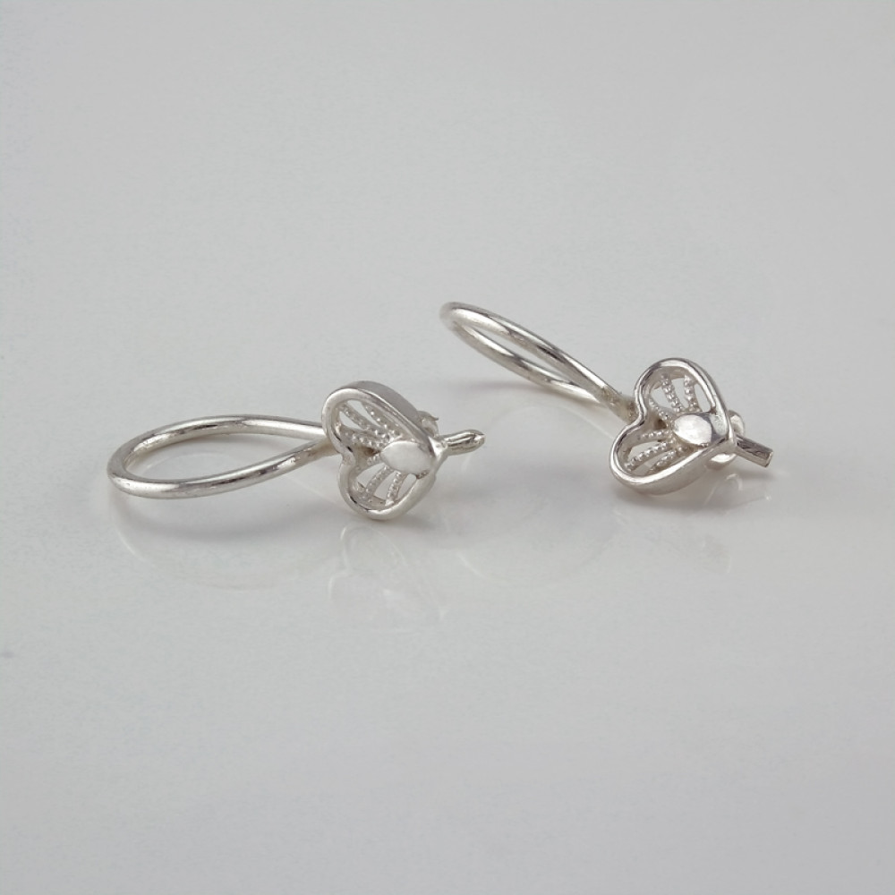 Срібні сережки дитячі  (4694) - 1