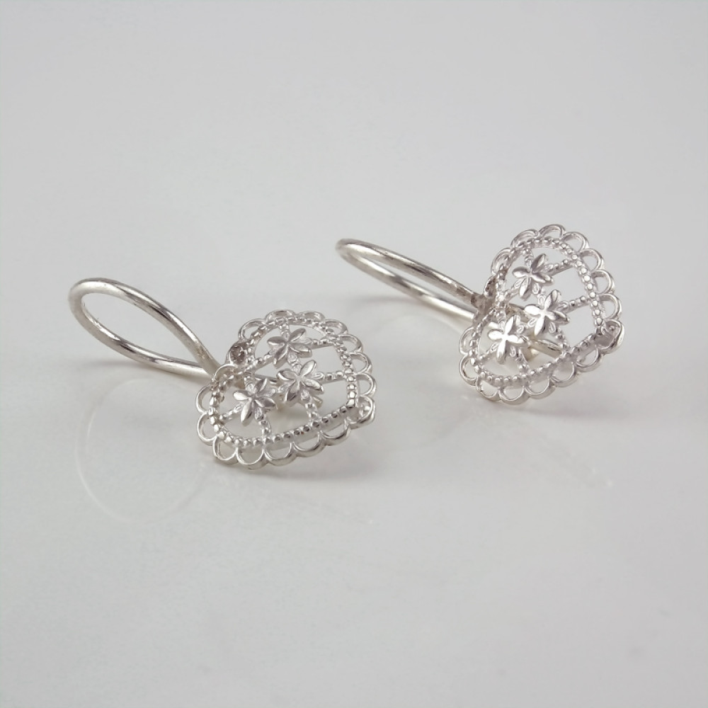 Срібні сережки дитячі  (4698) - 1