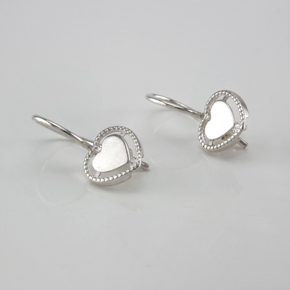 Срібні сережки дитячі  (4699) - 1