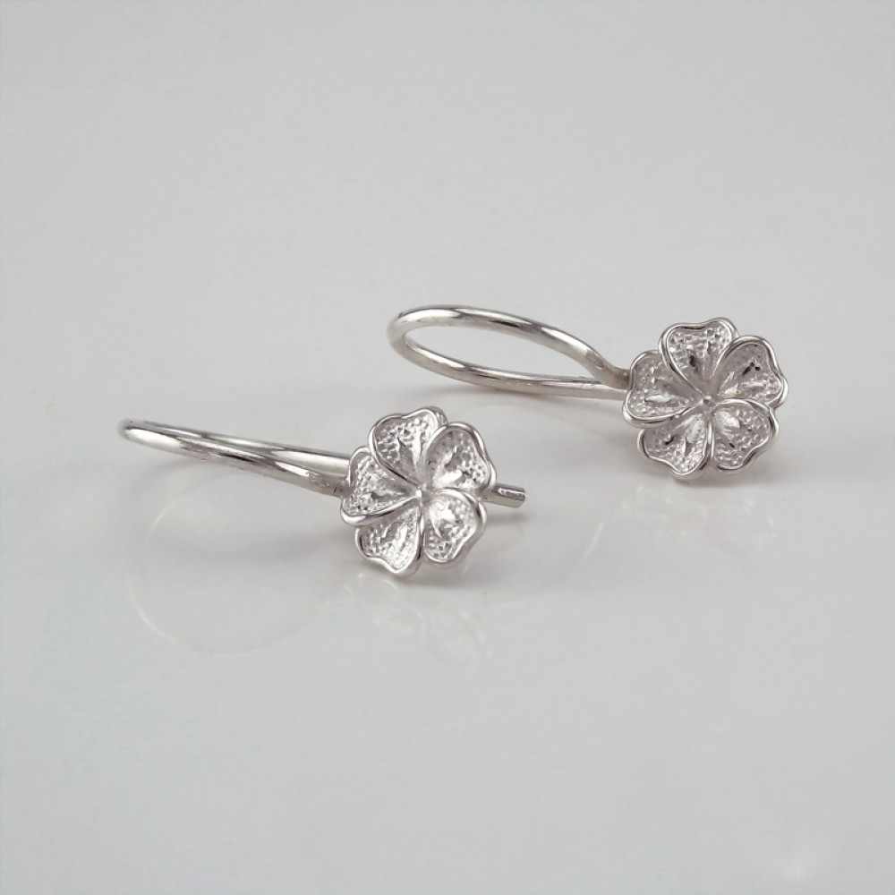 Срібні сережки дитячі  (4703) - 1