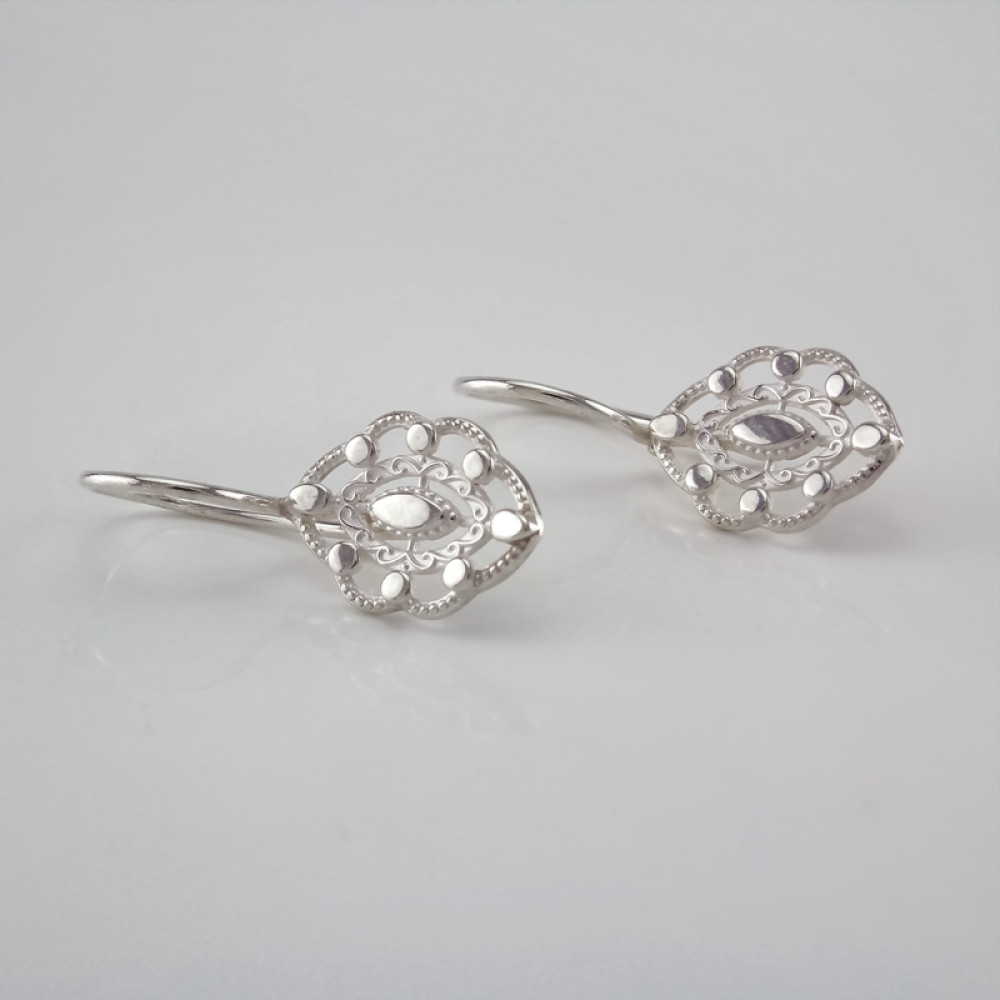 Срібні сережки дитячі  (4705) - 1