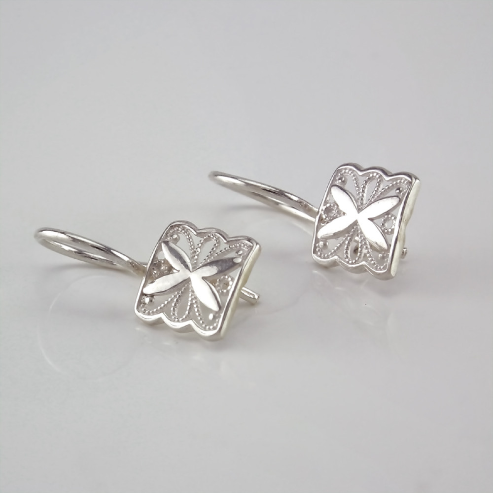 Срібні сережки (4706) - 1