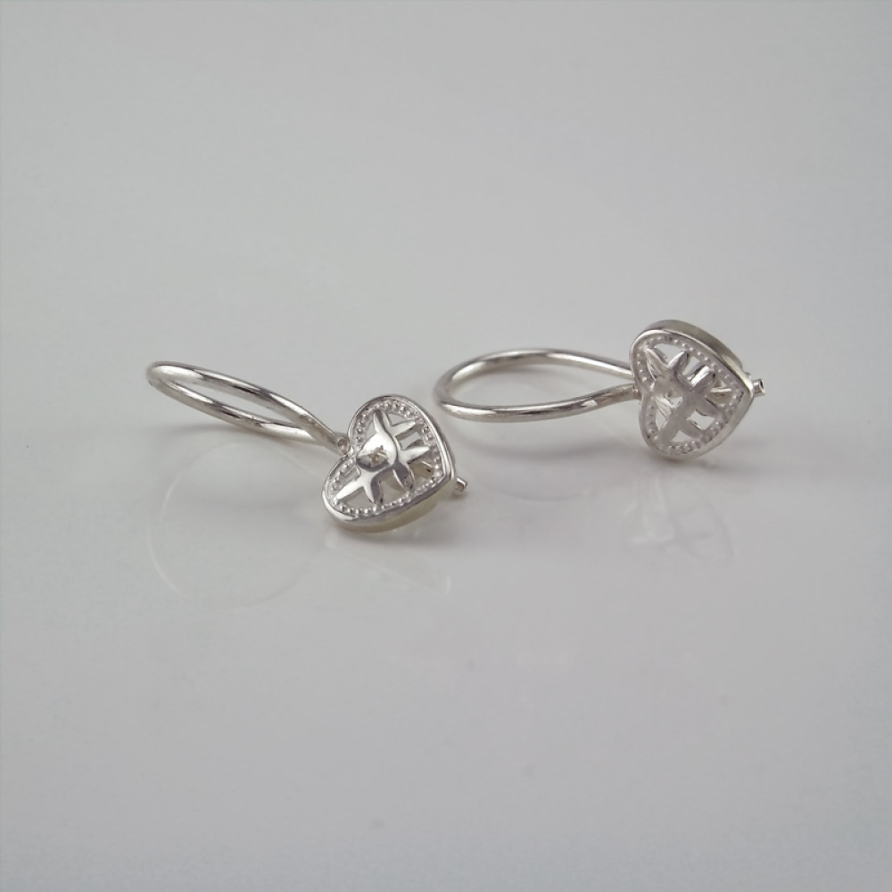 Срібні сережки дитячі  (4707) - 1