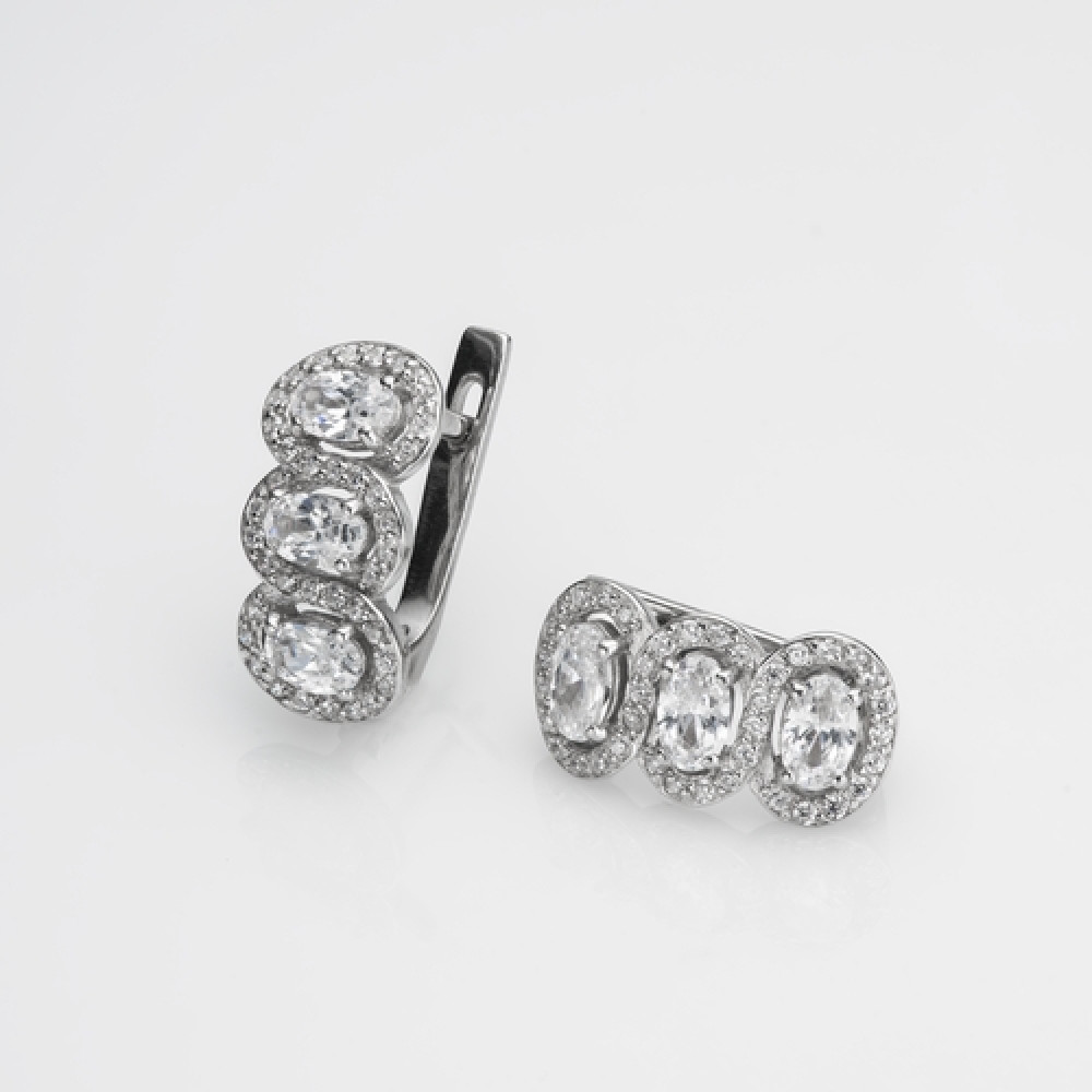 Срібні сережки (4713) - 1