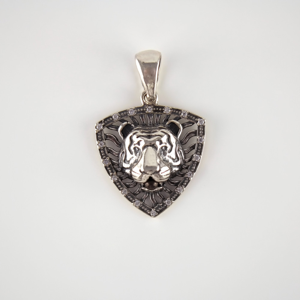 Срібний кулон Тигр (7037) - 1
