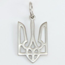  Срібний кулон Тризуб (7056)