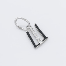  Срібний кулон-літера Ш (7057ш)