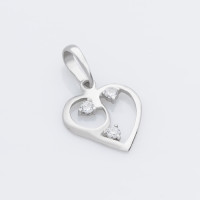  Срібний кулон Серце (7067) Рекомендації для вас