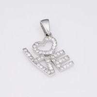  Срібний кулон LOVE (7081) Рекомендації для вас