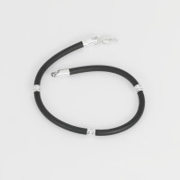 Браслет каучуковий зі срібними вставками (8015.1) Рекомендації для вас