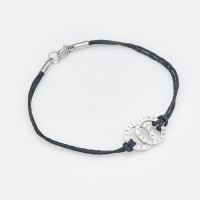 Срібний браслет з шовковою ниткою (8023) Рекомендації для вас