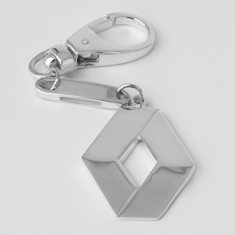 Срібний брелок Renault (Рено) (9008) - 1