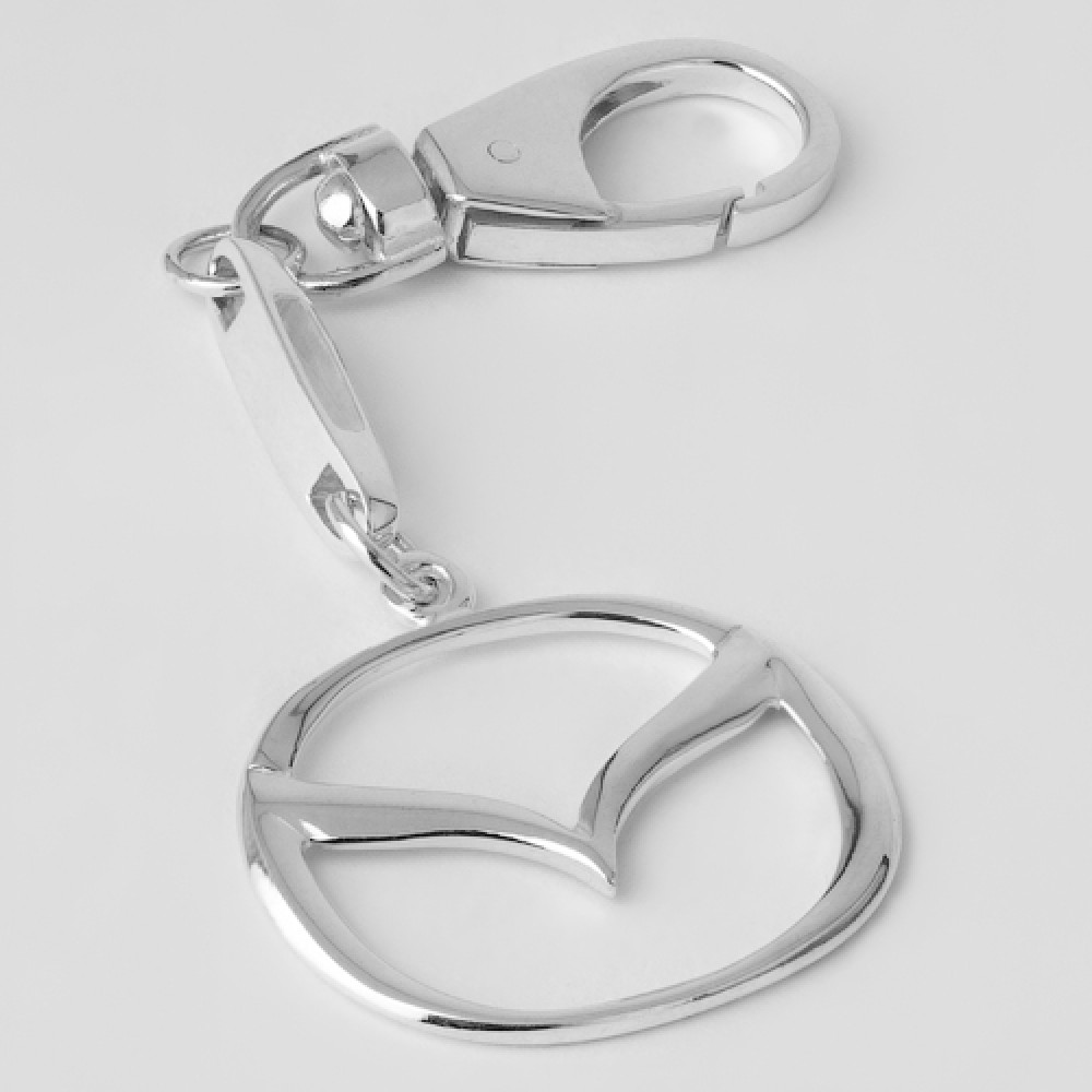 Срібний брелок Mazda (Мазда) (9010) - 1