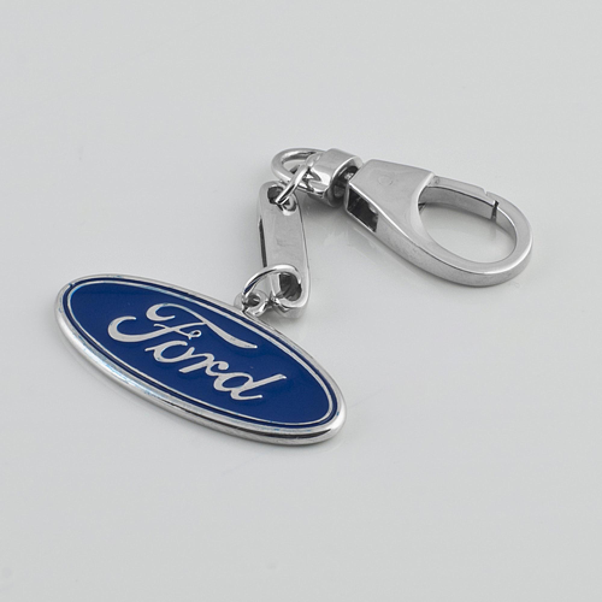 Серебряный брелок Ford (Форд) (9016)