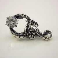 Срібна брошка Скорпіон (9504) Рекомендації для вас