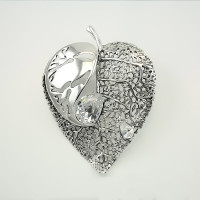 Срібна брошка Листочок (9505) Нещодавно переглянуті