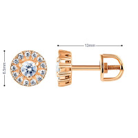 Золоті сережки-гвоздики (з40038) Рекомендації для вас - 2