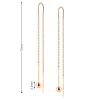 Золоті сережки-протяжки (з40043) Рекомендації для вас - 2