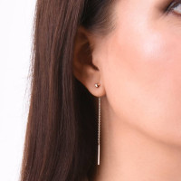 Золоті сережки-протяжки Сердечки (з40046)   Рекомендації для вас - 2