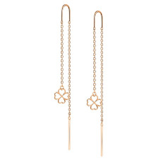 Золоті сережки-протяжки (з40048)