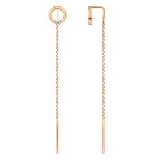 Золоті сережки-протяжки (з40050)