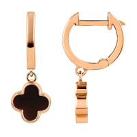 Золоті сережки Конюшина з червоним агатом (з40056.4) Рекомендації для вас