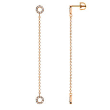 Золоті сережки-гвоздики (з40060)