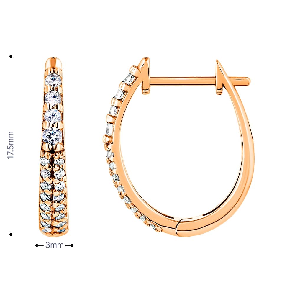 Золоті сережки (з40062) - 5