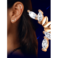 Золота сережка для хеліксу (з40067) - 2