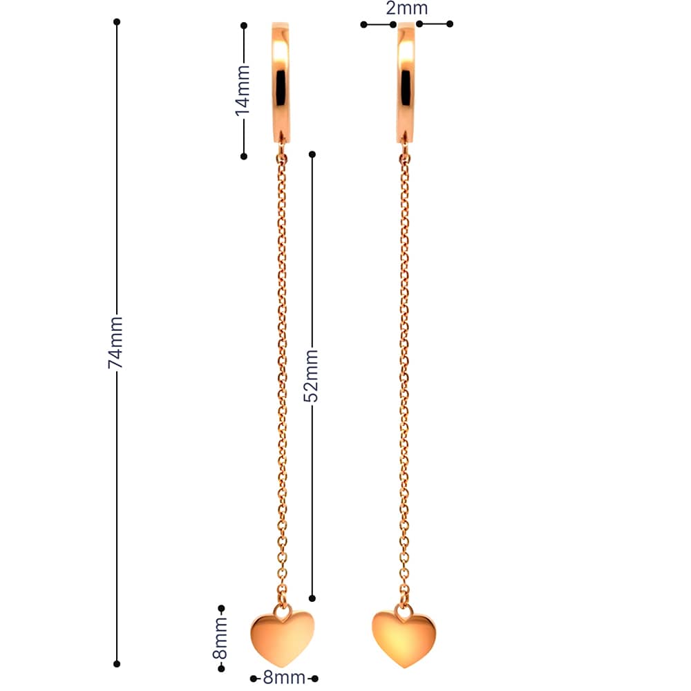 Золоті сережки (з40068) - 3