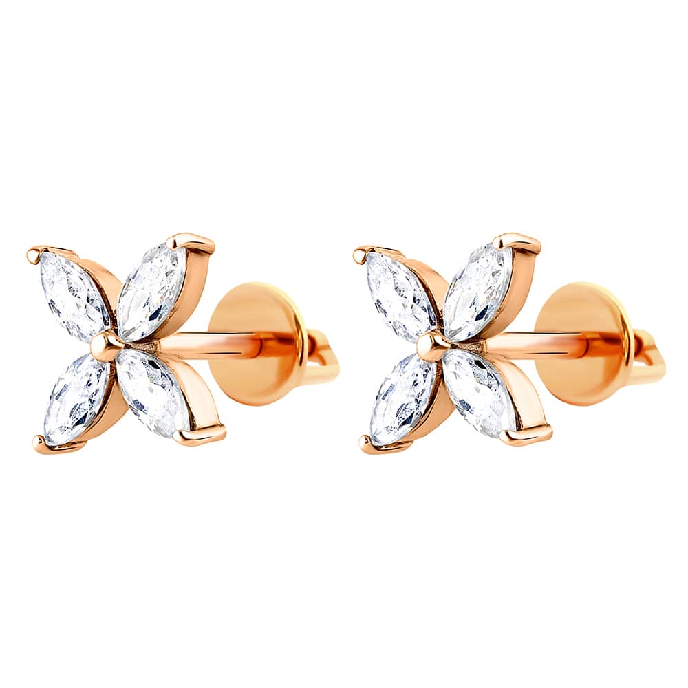 Золоті сережки-гвоздики (з40070) - 1