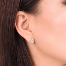 Золоті сережки-гвоздики (з40073) - 2